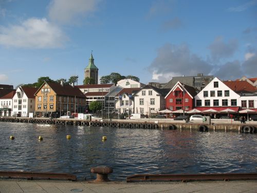 Miestas,  Krantinė,  Uostas,  Stavanger,  Norvegija