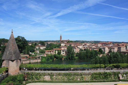 Miestas, Panorama, Kraštovaizdis, Perspektyva, France