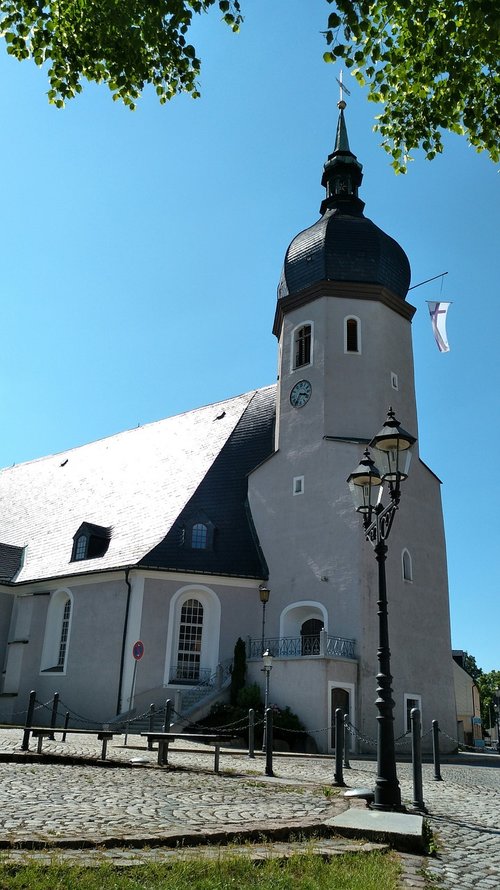 Miestas Bažnyčia,  Olbernhau,  Ore Mountains,  Seiffen,  Bažnyčia