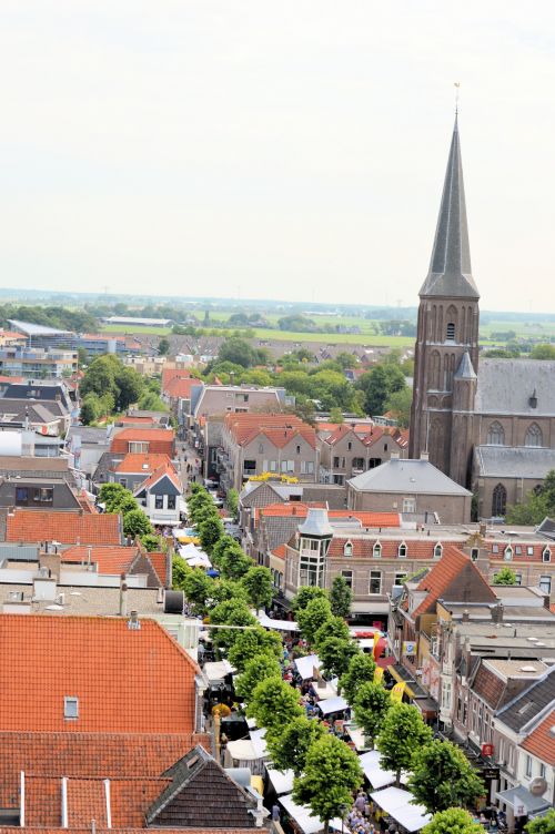 Miestas,  Holland,  Aukščiau,  Vaizdas,  Miestas Iš Viršaus