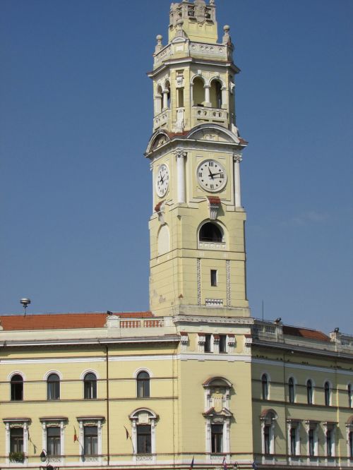 Miesto Rotušė, Bokštas, Oradea, Centras, Transilvanija, Crisana