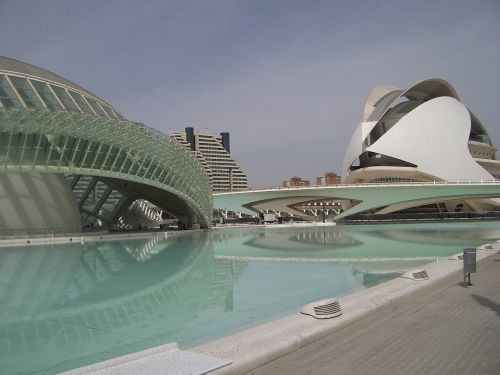 Meno Ir Mokslo Miestas, Architektūra, Valensija, Šiuolaikiška, Pastatas, Dizainas, Ispanija, Miestas