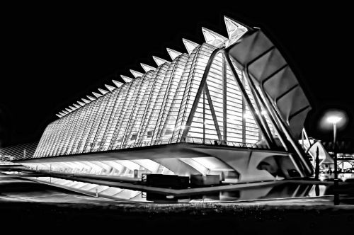 Meno Ir Mokslo Miestas, Valensija, Ispanija, Santiago Calatrava, Architektūra, Šiuolaikiška, Muziejus