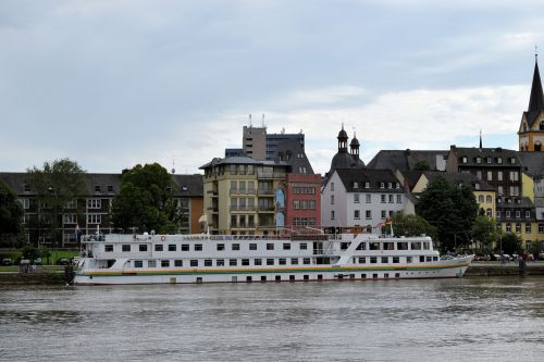 Miesto Panorama,  Koblenz,  Mösel,  Be Honoraro Mokesčio