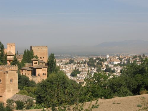 Miestas,  Granada,  Alkazaras,  Miesto Vaizdas