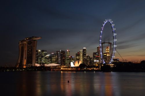 Miesto Vaizdas, Dulkės, Singapūras, Upė, Sodo Įlankoje