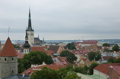 Talinas,  Estijoje,  Miesto Vaizdas Iš Tallinn