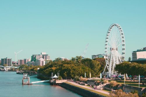 Miesto Panorama, Ferris Ratas, Turizmas, Parkas, Pritraukimas