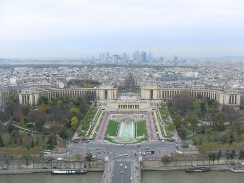 Miesto Panorama, Vaizdas, Parkas, Sodas, Gatvė, Eismas, Paris, France, Europa, Miestas