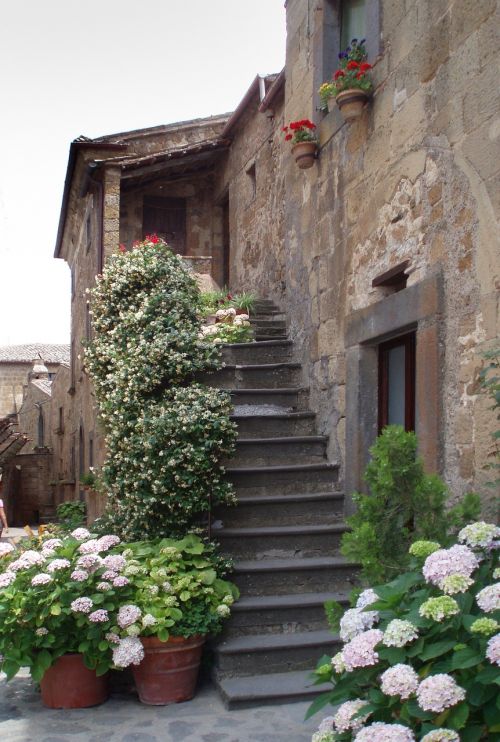 Civita Di Bagnoregio, Italy, Architektūra, Pastatas, Kaimas, Istorinis, Namas, Architektūra, Viduramžių