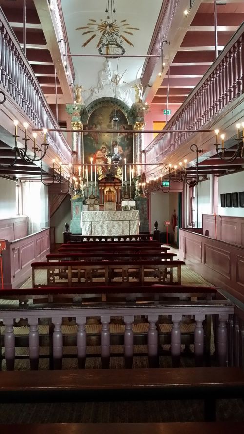 Slapta Bažnyčia, Amsterdamas, Bažnyčia