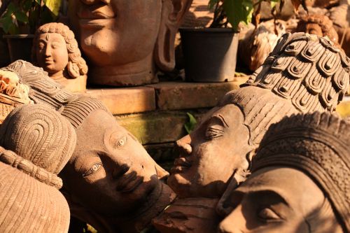 Molio Skulptūra, Keramika, Khmer