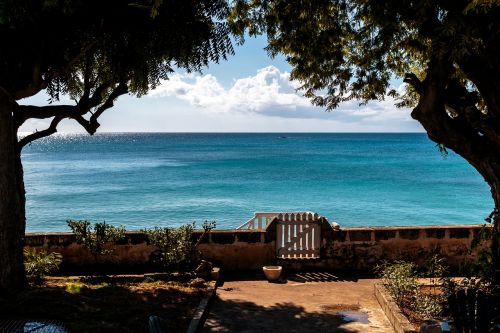 Clearwater Vila Vaizdas Į Vandenyną, Barbados, Atlanto Vandenynas, Paplūdimio Vartai, Paplūdimio Siena