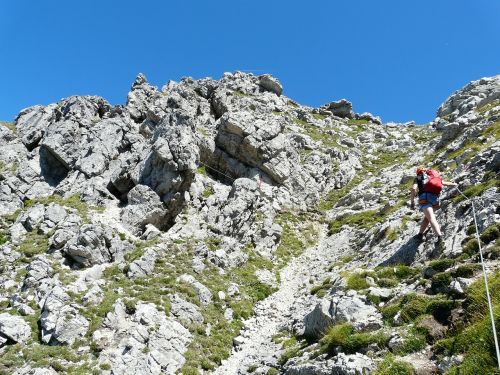Alpinizmas, Žygis, Žygiai, Virvute, Kalnai, Akmuo, Rokas, Salewa Klettersteig