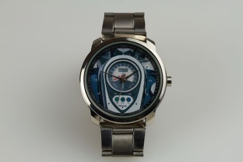 Laikrodis, Rankiniai Laikrodžiai, Kawasakiuhr, Motorraduhr, Vn900, Laikrodžio Veidas, Laikrodis, Laikrodžiai, Kawasaki