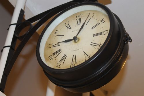 Laikrodis, Stotis, Traukinys, Vintage, Senas, Valandą, Minutės, Laikrodžiai