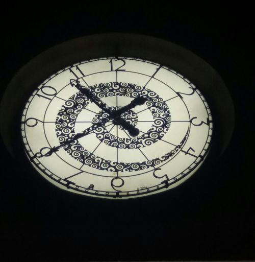 Laikrodis, Žymeklis, Laikrodžio Veidas, Laikas, Juoda, Didelis, Fassadenuhr, Modelis