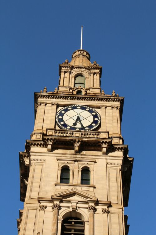 Laikrodis, Bokštas, Architektūra, Australia, Melburnas, Bendrasis Paštas Melbourne, Pastatai