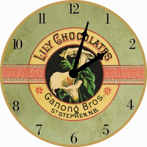 Laikrodis, Laikrodžio Veidas, Vintage, Victorian, Senovinis, Šokolado Reklama