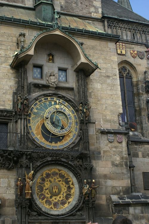 Laikrodis, Zodiako, Laikas, Astrologija, Astronomija, Senovinis, Surinkti, Astrologinis, Horoskopas, Prague, Čekų