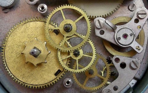 Laikrodis, Mechanizmas, Įrankiai, Senos Technologijos, Tikslumas, Laikas, Retro, Techninis, Metalas, Bukareštas, Romanija