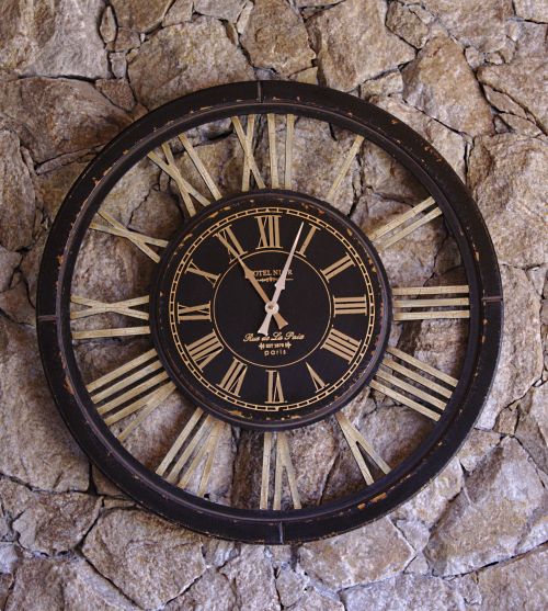 Laikrodis,  Siena,  Akmenys,  Vintage,  Iš Arti,  Iš Arti,  Nuotrauka,  Fotografija,  Fonas,  Marmuras,  Laikrodis Ant Sienos