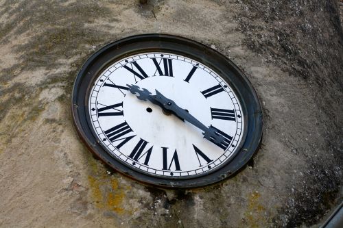 Laikrodžio Romėniški Skaitmenys, Pastato Laikrodis, Laikas Dešimt Dvidešimt, Didelis Laikrodžio Veidas