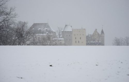 Uždaras Lenzburgas, Žiema, Sniego Gūsis, Sniegas, Habsburgas, Žiemos Įspūdžiai