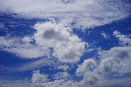 Debesys, Debesų Formacijos, Dangus, Mėlynas, Balta, Cloudscape, Atmosfera, Klimatas, Oras