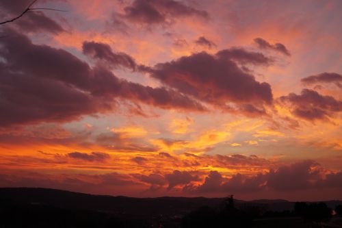 Debesys, Abendstimmung, Dangus