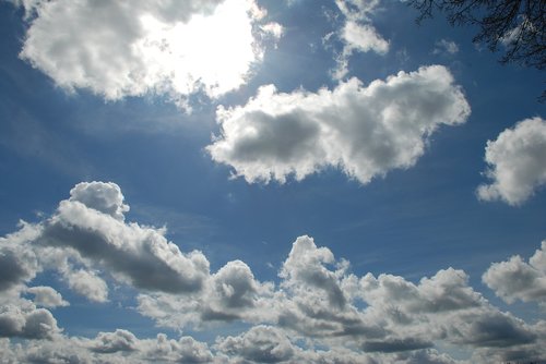 Cloudscape,  Saulė,  Dangus