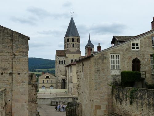 Cluny, Vienuolynas, Abatija, Bažnyčia, Romaniškoji Bažnyčia, France, Rhaeto Romanic, Romanesque, Istoriškai, Rhône, Saone