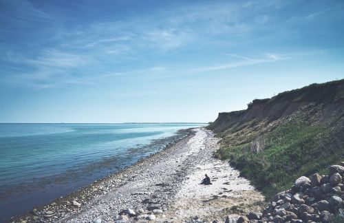 Kranto, Uolos, Dangus, Meklenburgas, Holšteinas, Papludimys, Jūra, Baltijos Jūra, Takas, Geltona, Mėlynas, Smėlis, Vanduo, Stohl, Kiel, Atsipalaiduoti, Poilsis, Balansas, Pertrauka, Sveikata, Atsipalaidavimas, Gamta, Saulė, Šventė