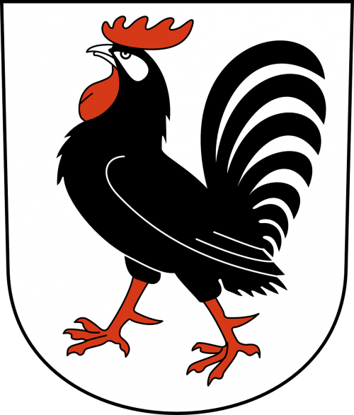 Herbas, Crest, Šalmo Plokštė, Emblema, Ottenbach, Swiss, Nemokama Vektorinė Grafika