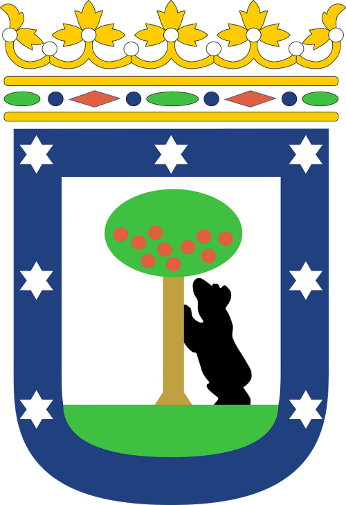 Herbas, Madride, Simbolis, Emblema, Ispanija, Nemokama Vektorinė Grafika