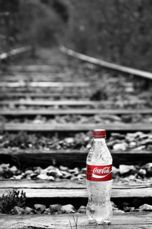 Coca Cola, Traukinio Bėgiai, Senas, Paliktas, Apleistas Rusvas, Atsisakymas, Sugadinti