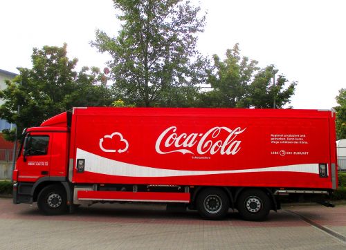 Coca Cola, Transportas, Vokietija, Raudona, Limonadas, Sunkvežimis