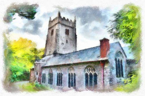 Cockington Bažnyčia, Bažnyčia, Senas, Cockington, Religija, Torquay, Devon, Garbinimas, Krikščionis, Akmuo, Architektūra, Pastatas, Parapija, Dievas