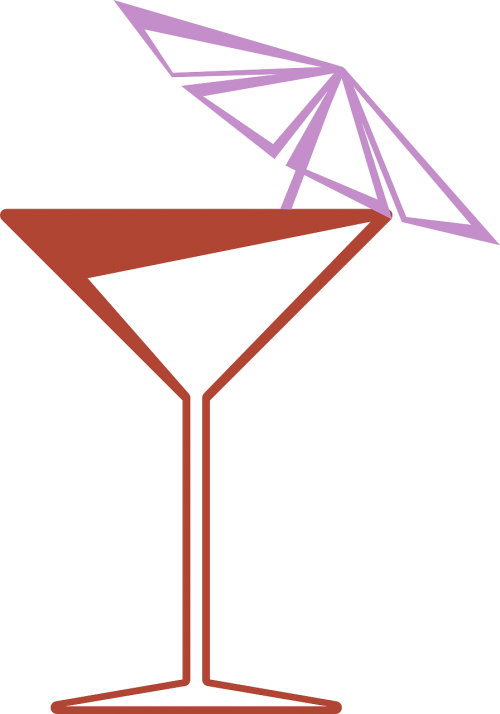 Kokteilis, Fiesta, Stiklas, Martini, Vakarėlis, Skėtis, Nemokama Vektorinė Grafika