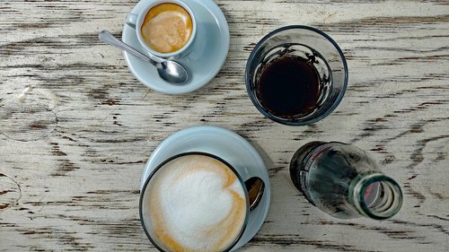 Kavos Pakaitalai,  Kavinė Au Lait,  Espresso,  Kavos Puodelis,  Gerti Kavą,  Cola