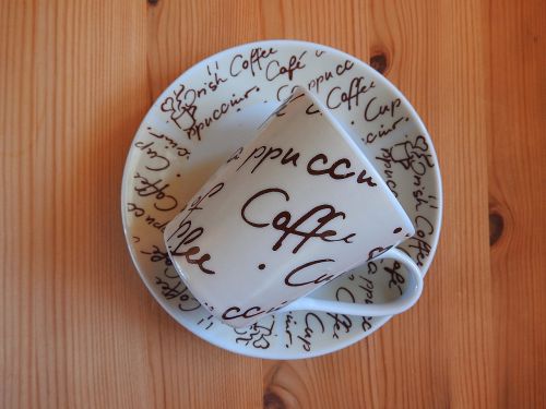 Kavos Puodelis,  Lėkštė,  Taurė,  Keramika