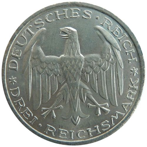 Moneta, Pinigai, Atminimo Diena, Weimaro Respublika, Reichsmark, Numizmatikai, Istorinis, Pinigai, Valiuta