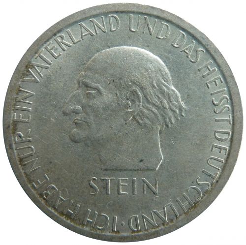 Moneta, Pinigai, Atminimo Diena, Weimaro Respublika, Numizmatikai, Istorinis, Pinigai, Valiuta