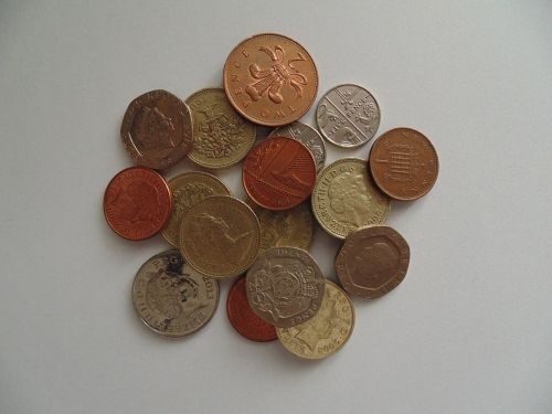 Monetos, Pinigai, Britanija, Svarai, Gbp