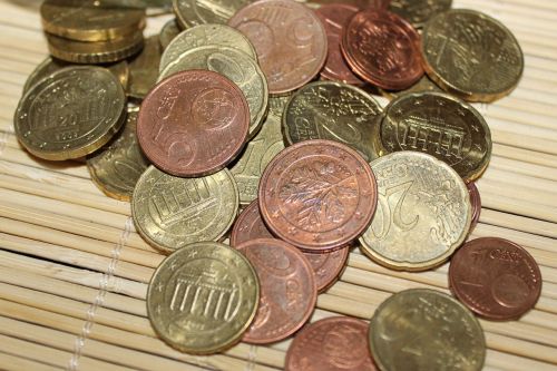 Monetos, Euras, € Moneta, Laisvas Keitimas, Pinigai, Specie, Euro Centai, Centas