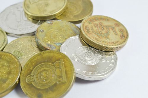 Monetos, Valiuta, Pinigai, Centas, Pinigai, Turtas, Nuosavybė, Šri Lanka Mawanella, Ceilonas