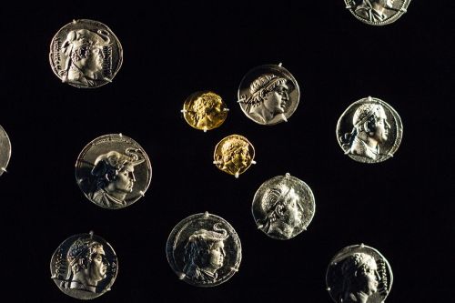 Monetos, Senovės, Pinigai, Istorija, Turtas, Auksas, Lobis, Valiuta