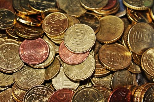 Monetos, Euras, Pinigai, Valiuta, Euro Centai, Centas, € Moneta