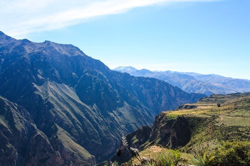 Colca Kanion,  Canyon,  Peru,  Panorama