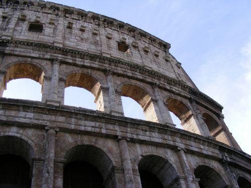 Koliziejus, Roma, Architektūra, Griuvėsiai, Senovės, Italy, Orientyras, Istorinis, Sugadinti